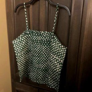 OSEI-DURO Green/White Tank Top